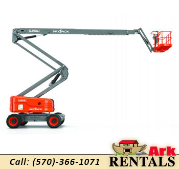 85’ Boom Lift - 4WD Skyjack for rent.