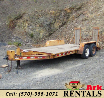 Trailer – 15,000 lbs. Electric Brake for rent.