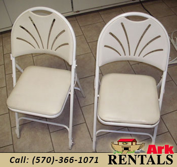 Chairs for rent.