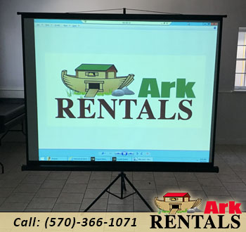 Projector & Screen for rent.