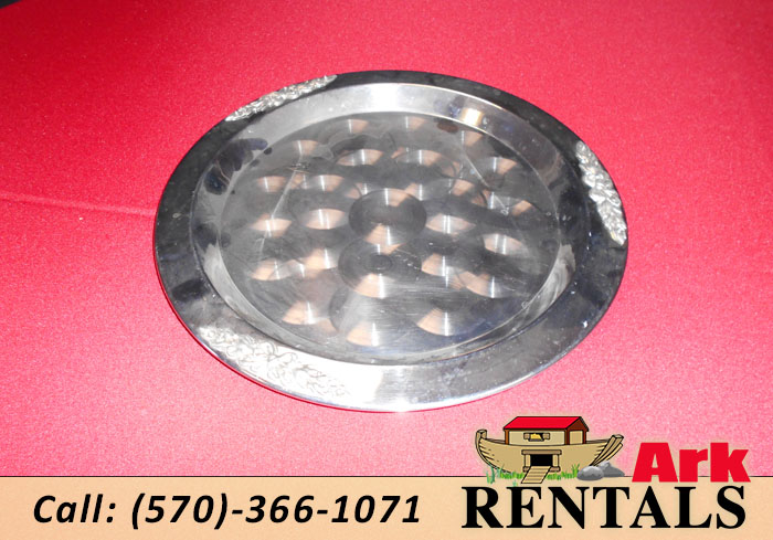 Trays - 15” Round Silver Party Tray