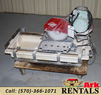 10 Inch Tub Tile Saw for rent.