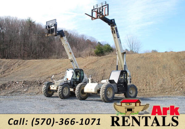 Telehandler forklift rental with 42-foot reach