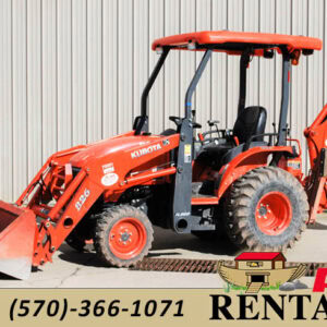 Backhoe Kubota B26 4WD available for rent in NEPA