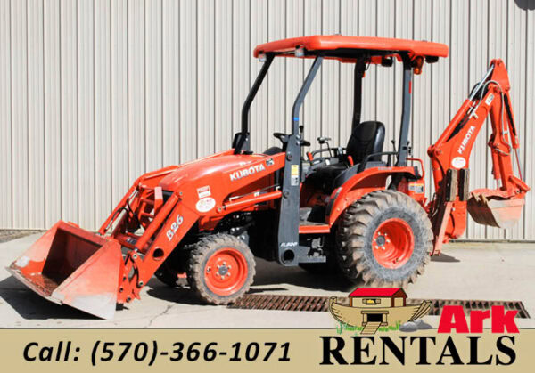Backhoe Kubota B26 4WD available for rent in NEPA