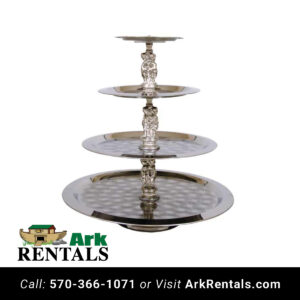Three-Tiered Silver Tray rentals near Carbon County