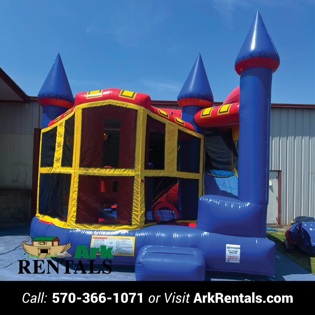 Castle 5 in 1 Combo Bounce House | $240 Daily | Reliable Rental