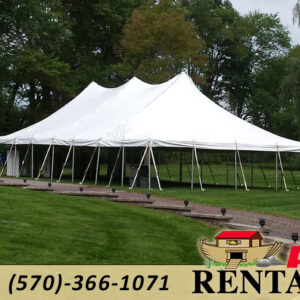 30 x 60 Rectangle Canopy rental in Lehigh County NEPA