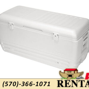 37 Gallon White Cooler rental in NEPA