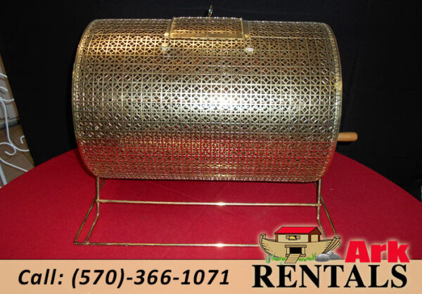 Brass Raffle Drum rental in NEPA