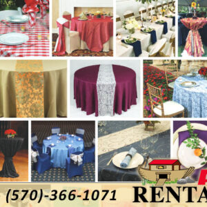Linen Rentals NEPA event setup