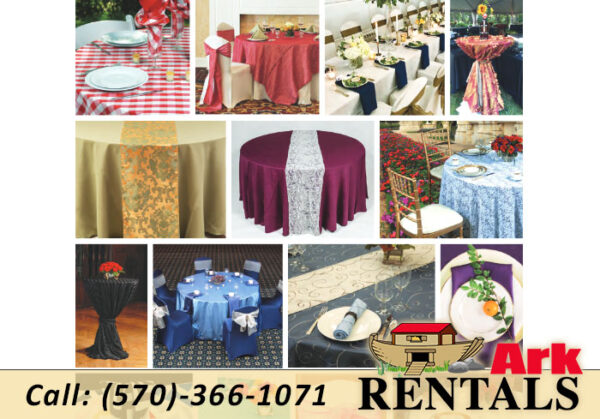Linen Rentals NEPA event setup