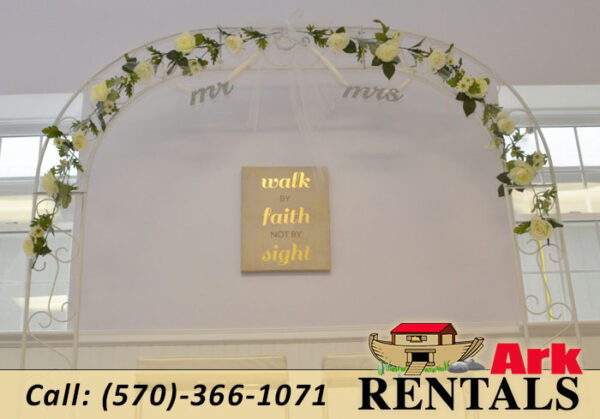 White Arch wedding rental Northampton County