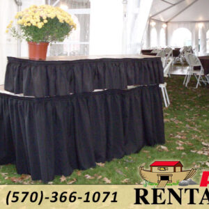 6 Foot Riser Table Top rental for events