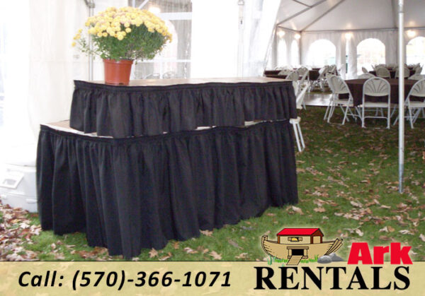 6 Foot Riser Table Top rental for events