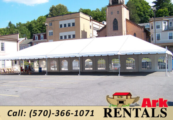 20 x 50 Frame Tent rental in Columbia County NEPA