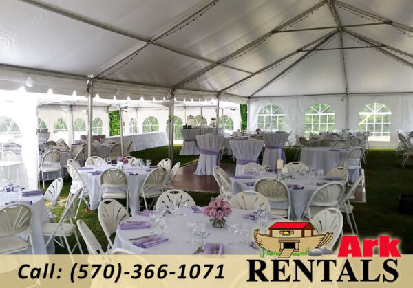 30 x 30 Frame Tent rental in Luzerne County NEPA