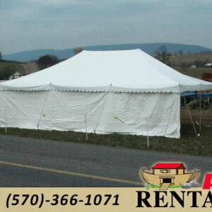 20 x 30 Frame Tent rental in Lebanon County NEPA