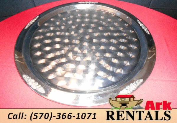 25 Inch Round Silver Party Tray rentals near Dauphin County